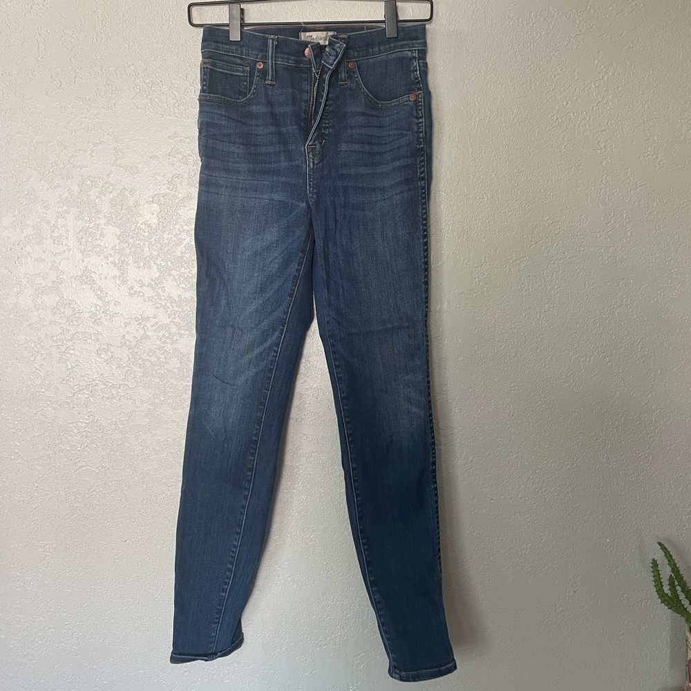 Madewell 10” high rise skinny jeans